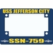 USS Jefferson City SSN-759 Motorcycle Frame