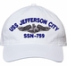 USS Jefferson City SSN-759 with Dolphins Unstructured Dad Cap