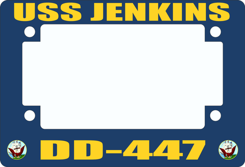 USS Jenkins DD-447 Motorcycle Frame