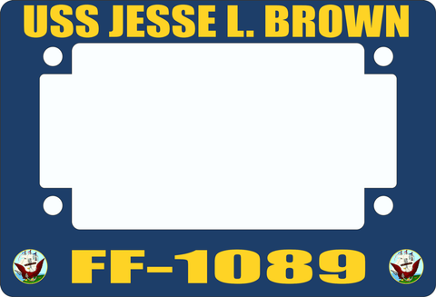 USS Jesse L. Brown FF-1089 Motorcycle Frame