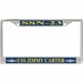 USS Jimmy Carter SSN-23 License Plate Frame