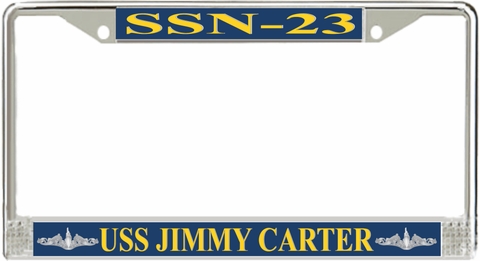 USS Jimmy Carter SSN-23 License Plate Frame