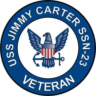 USS Jimmy Carter SSN-23 Veteran Decal Sticker
