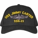 USS Jimmy Carter SSN-23 with Dolphins Custom Embroidered Cap