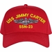 USS Jimmy Carter SSN-23 with Dolphins Custom Embroidered Cap