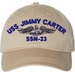 USS Jimmy Carter SSN-23 with Dolphins Unstructured Dad Cap