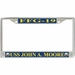 USS John A. Moore FFG-19 License Plate Frame
