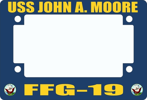 USS John A. Moore FFG-19 Motorcycle Frame