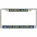 USS John Adams SSBN-620 License Plate Frame