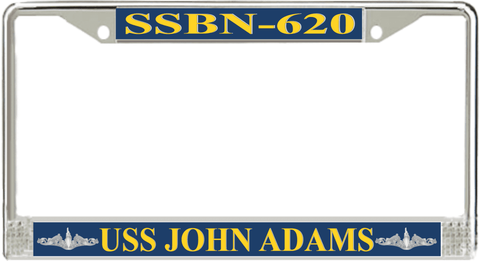 USS John Adams SSBN-620 License Plate Frame