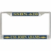 USS John Adams SSBN-620 License Plate Frame