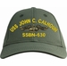 USS John C, Calhoun SSBN-630 ( Gold Dolphins ) Submarine Officers Cap
