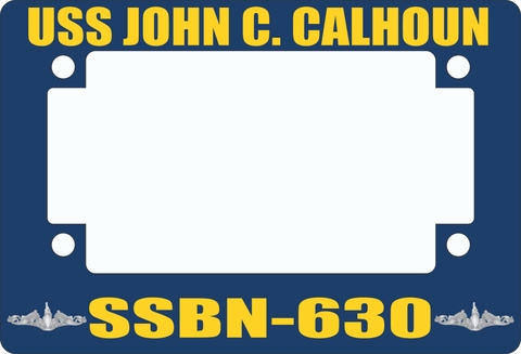 USS John C. Calhoun SSBN-630 Motorcycle Frame