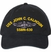 USS John C Calhoun SSBN-630 with Dolphins Unstructured Dad Cap