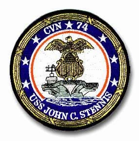 USS JOHN C. STENNIS CVN-74 5" PATCH