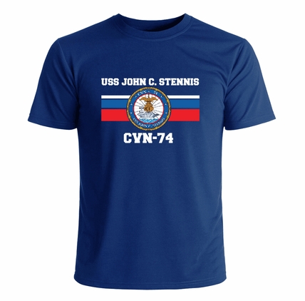 USS John C. Stennis CVN-74 Crest T-Shirt