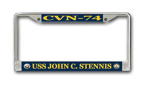 USS John C. Stennis CVN-74 License Plate Frame