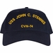 USS John C. Stennis CVN-74 Text Only Embroidered Cap