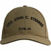 USS John C. Stennis CVN-74 Text Only Embroidered Cap