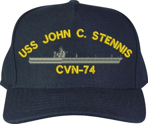 USS John C. Stennis CVN-74 U.S. Made Cap