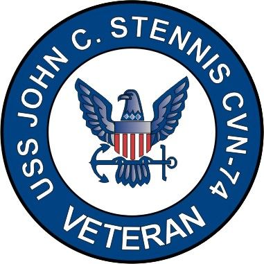 USS John C Stennis CVN-74 Veteran Decal Sticker