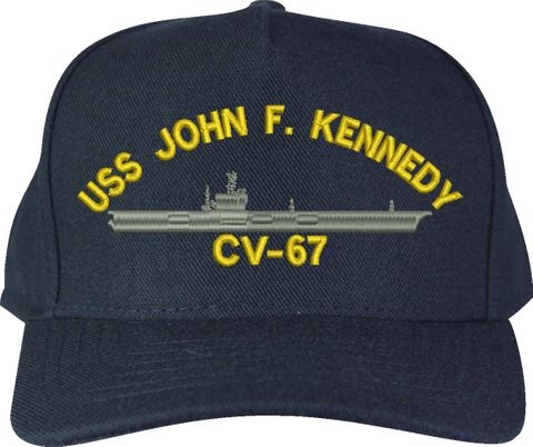 USS John F. Kennedy CV-67 U.S. Made Cap