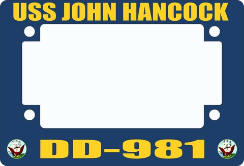 USS JohnHancock DD-981 Motorcycle Frame
