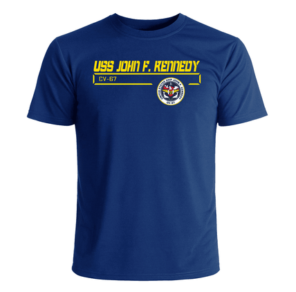 USS John J. Kennedy CV-67 Crest T-Shirt