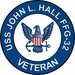 USS John L Hall FFG-32 Veteran Decal Sticker