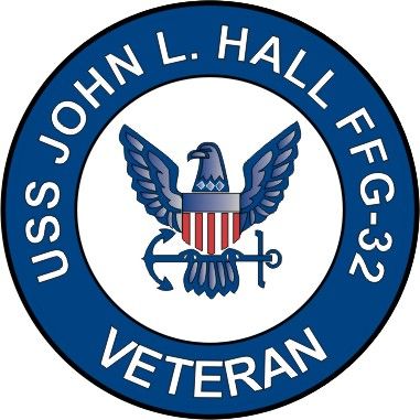 USS John L Hall FFG-32 Veteran Decal Sticker