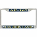 USS John Land AP-167 License Plate Frame
