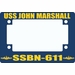USS John Marshall SSBN-611 Motorcycle Frame