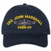 USS John Marshall SSBN-611 with Dolphins Unstructured Dad Cap