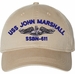 USS John Marshall SSBN-611 with Dolphins Unstructured Dad Cap