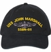 USS John Marshall SSBN-611 with Dolphins Unstructured Dad Cap