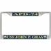 USS John P. Gray APD-74 License Plate Frame