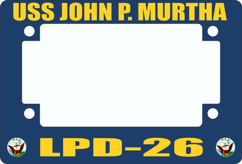 USS John P. Murtha LPD-26 Motorcycle Frame