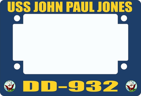 USS John Paul Jones DD-932 Motorcycle Frame