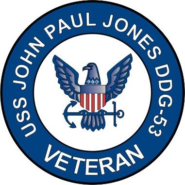 USS John Paul Jones DDG-53 Veteran Decal Sticker