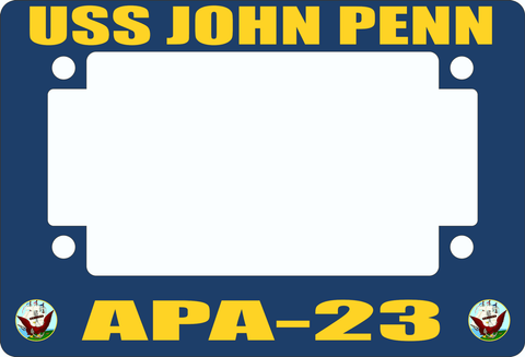 USS John Penn APA-23 Motorcycle Frame