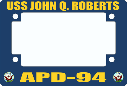 USS John Q. Roberts APD-94 Motorcycle Frame