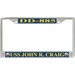 USS John R. Craig DD-885 License Plate Frame