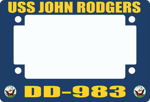 USS JohnRodgers DD-983 Motorcycle Frame