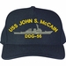 USS John S. McCain DDG-56 Custom Embroidered Cap