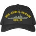 USS John S. McCain DDG-56 Custom Embroidered Cap