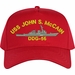 USS John S. McCain DDG-56 Custom Embroidered Cap