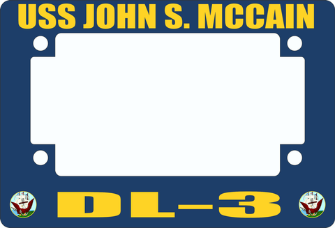 USS John S. McCain DL-3 Motorcycle Frame