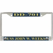 USS John W. Weeks DD-701 License Plate Frame