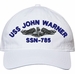 USS John Warner SSN-785 with Dolphins Unstructured Dad Cap