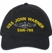 USS John Warner SSN-785 with Dolphins Unstructured Dad Cap